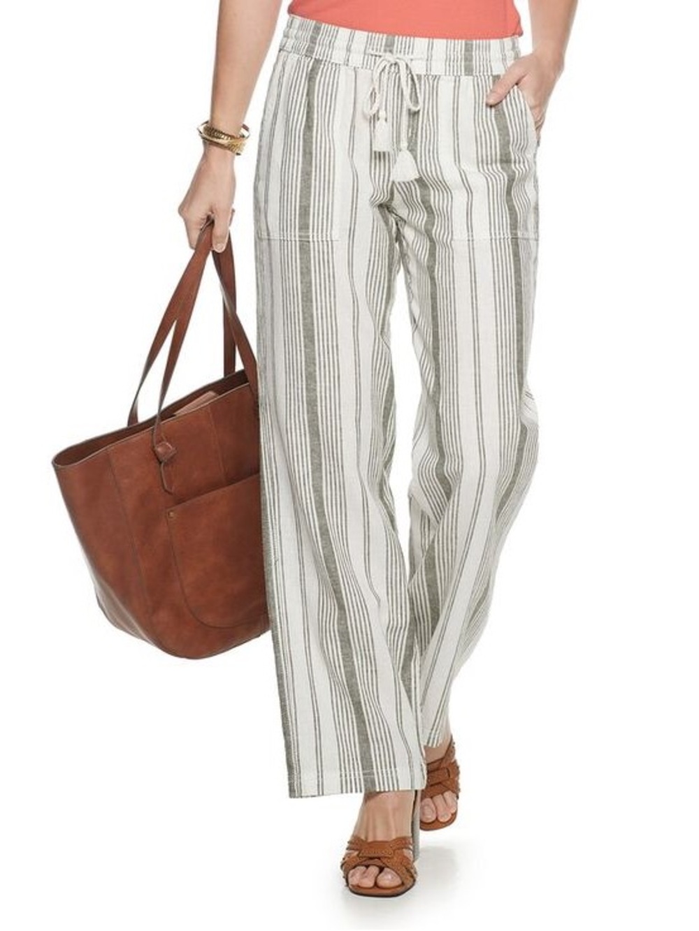 Sonoma 💮 boho linen wide leg beach pants xxl